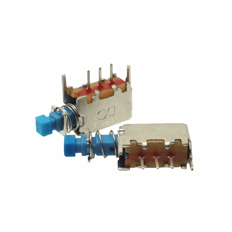 Three pin self-locking key switch