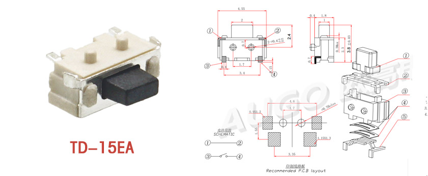 Small tact switch
