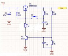 Explanation of switch circuit diagram of single button switch