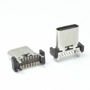 Type-C female 16pin full plug SMD