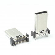 Type-C 16pin female full plug SMD