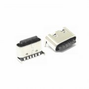 Type-C 6pin female seat horizontal SMD